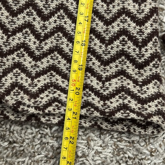 ZARA wool blend Brown Button Textured Jacket Sz L A - Picture 8 of 9